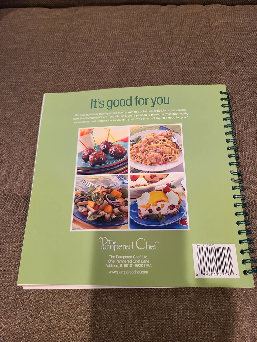 Vintage The Pampered Chef: It's Good for You - Healthy Recipes for Busy Families